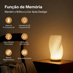 Luminária de Mesa Minimalista Lissada