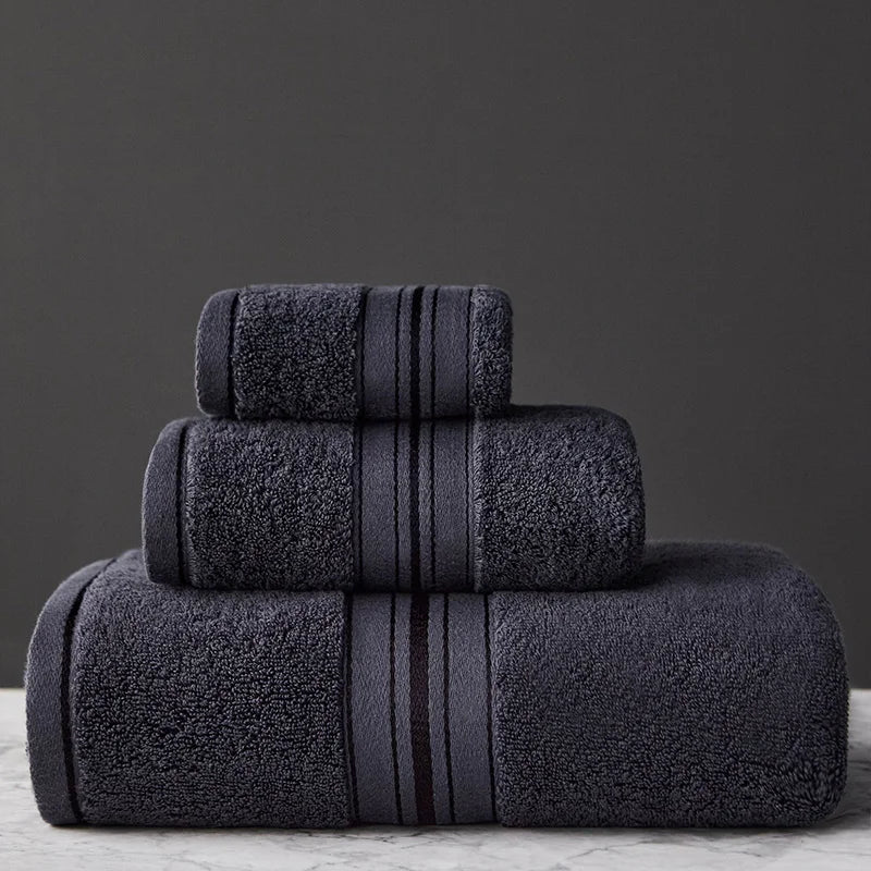 Conjunto De Toalha De Algodão Egípcio, Toalha De Banho E Toalha De Rosto, Toalha De Banho De Escolha Única, Travel Sports Towels