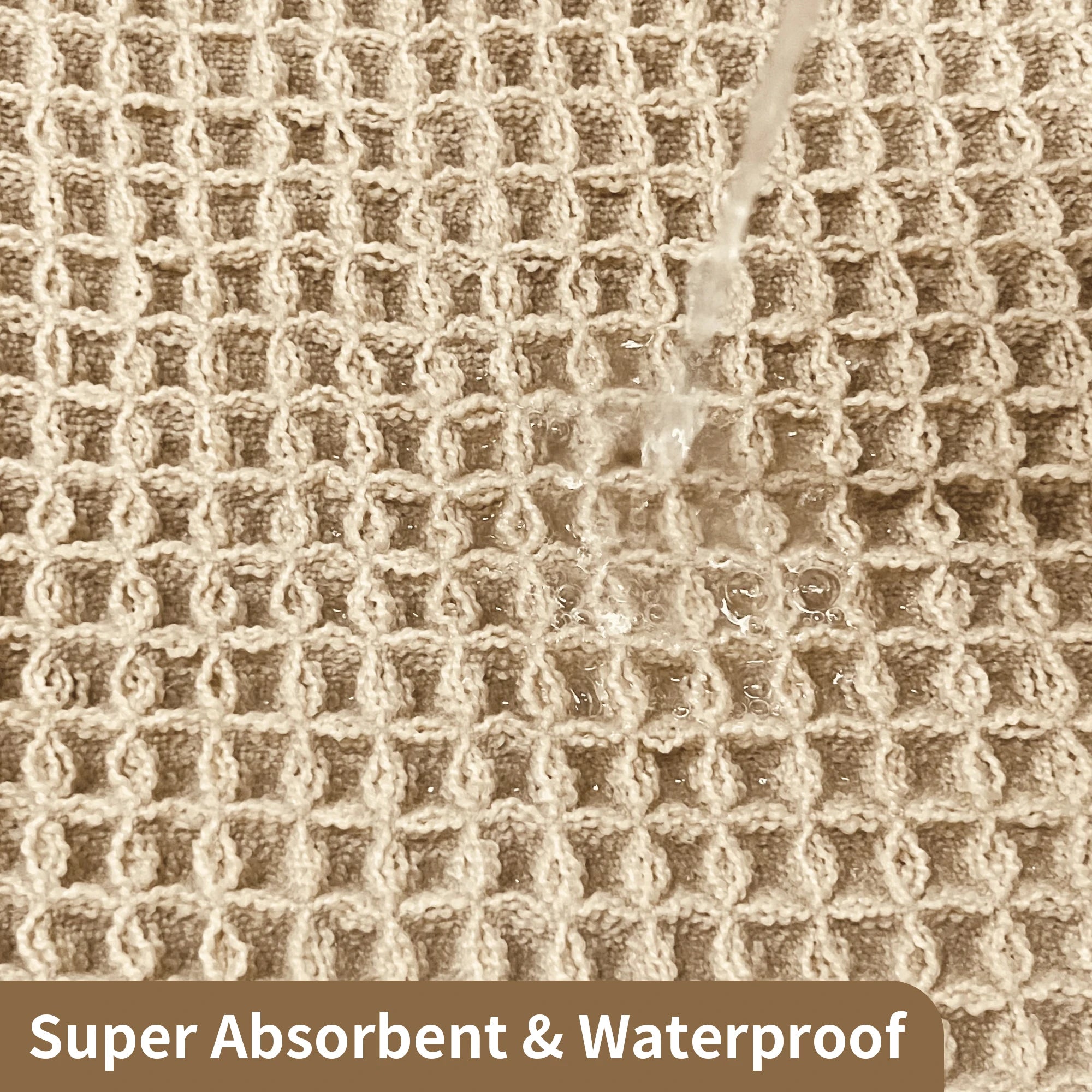 Tapete de banho waffle com borlas, super absorvente, antiderrapante, ultra macio, lavável à máquina, para casa, banheiro, chão ao lado da banheira, chuveiro
