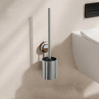Escova Sanitária Inox com Suporte de Ventosa