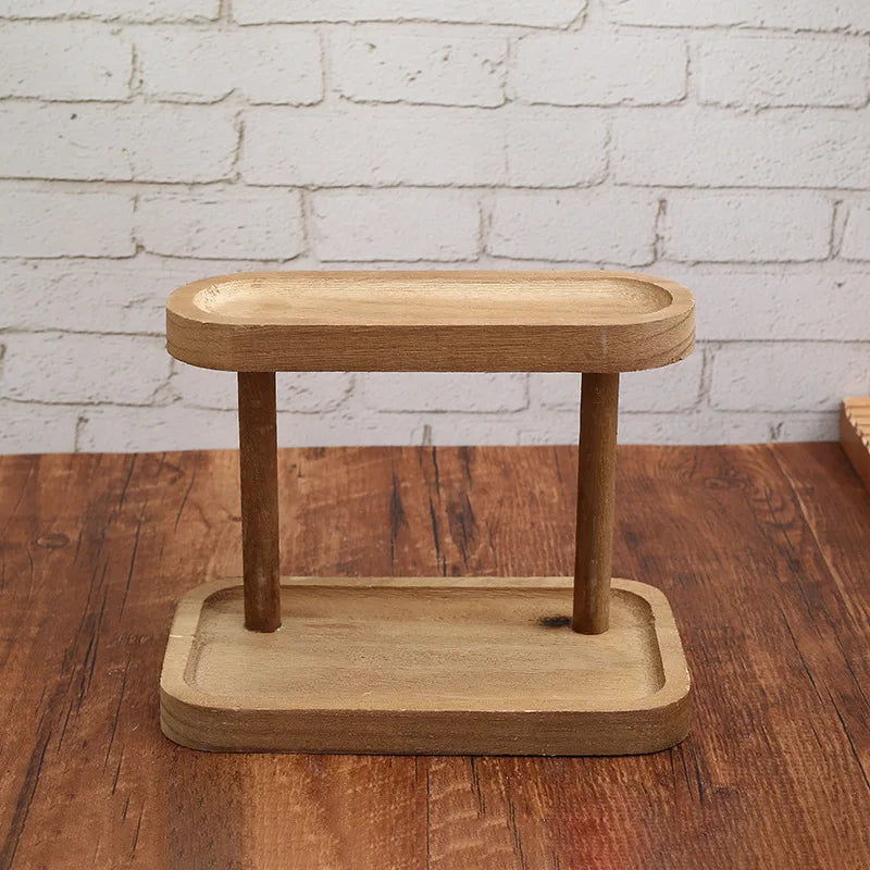 Organizador Prateleira de Mesa em Madeira