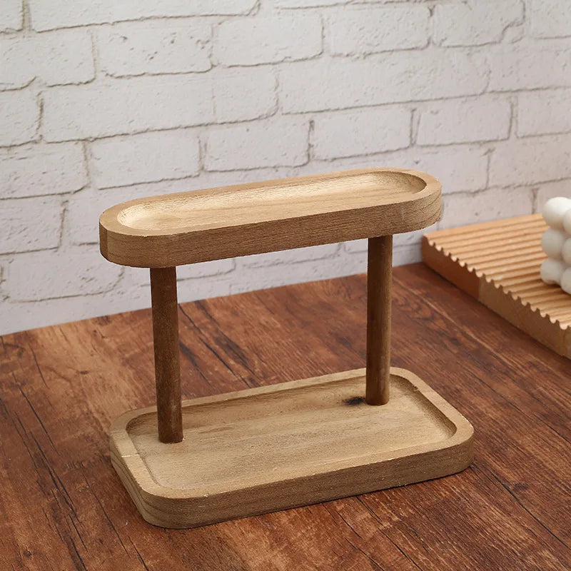 Organizador Prateleira de Mesa em Madeira