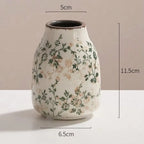 Crackle vaso de flores cerâmica hidropônico decoração de mesa arranjo floral presentes do dia dos namorados presente de formatura de aniversário