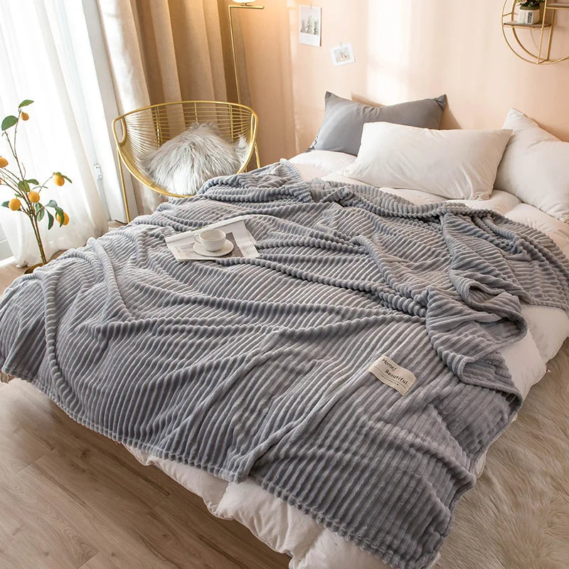 Cobertor grosso e quente para o inverno, cobertor sherpa para sofá, lençol de cama, cobertor aconchegante para cama, macio, felpudo, todas as estações