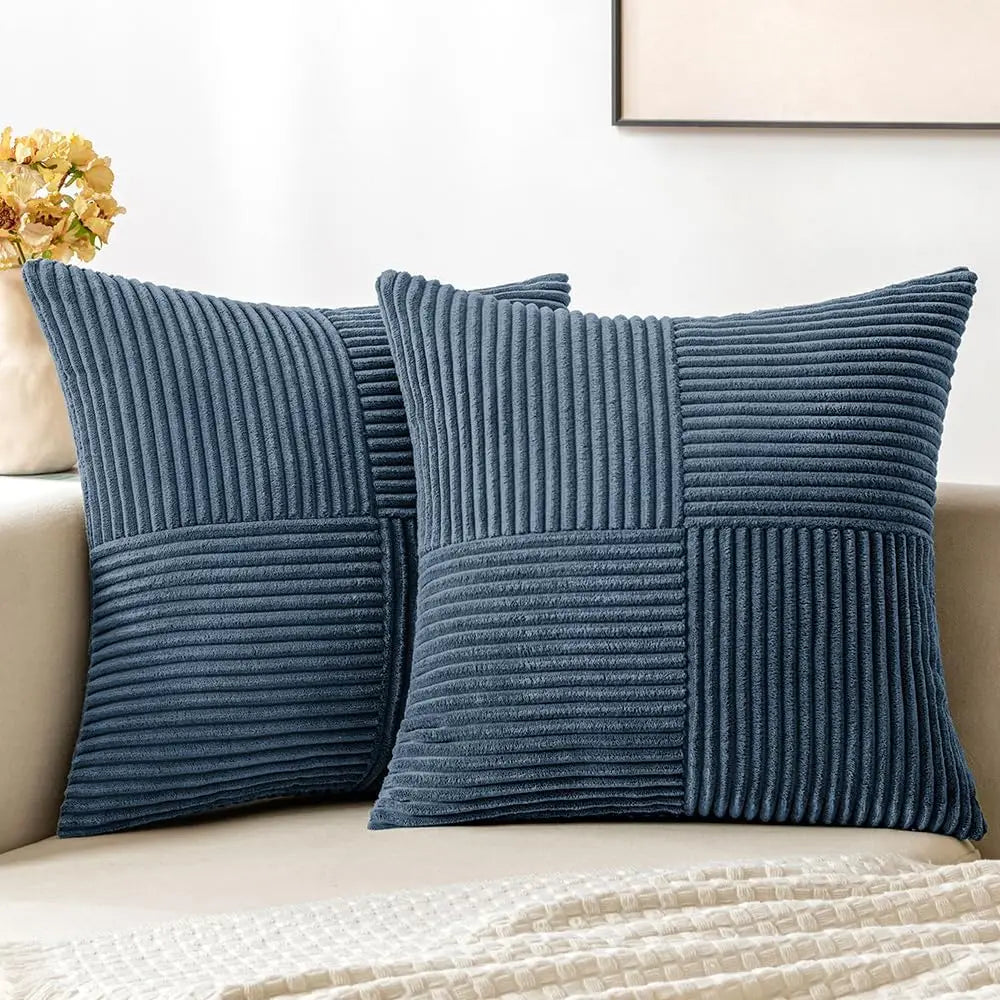 Ruggine boho decorativo lance travesseiro cobre 18x18 Polegada para sofá cama, fazenda outono decoração de casa, macio corss veludo retalhos