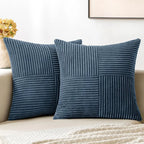 Ruggine boho decorativo lance travesseiro cobre 18x18 Polegada para sofá cama, fazenda outono decoração de casa, macio corss veludo retalhos