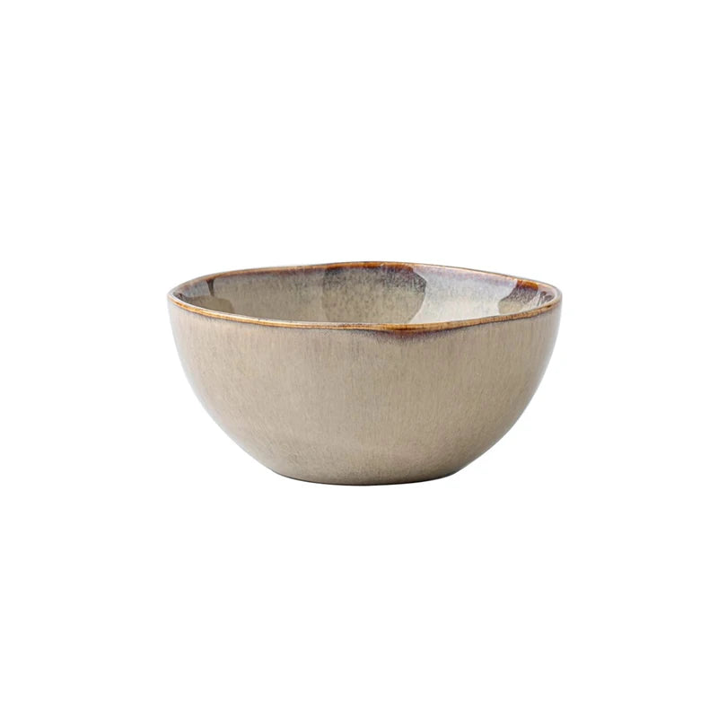 Bowl de Cerâmica Vintage com Bordas Irregulares
