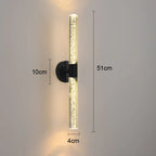 Luz de parede de luxo nórdico para decoração doméstica, lâmpada de parede interior, sala de estar, quarto, fundo de cabeceira