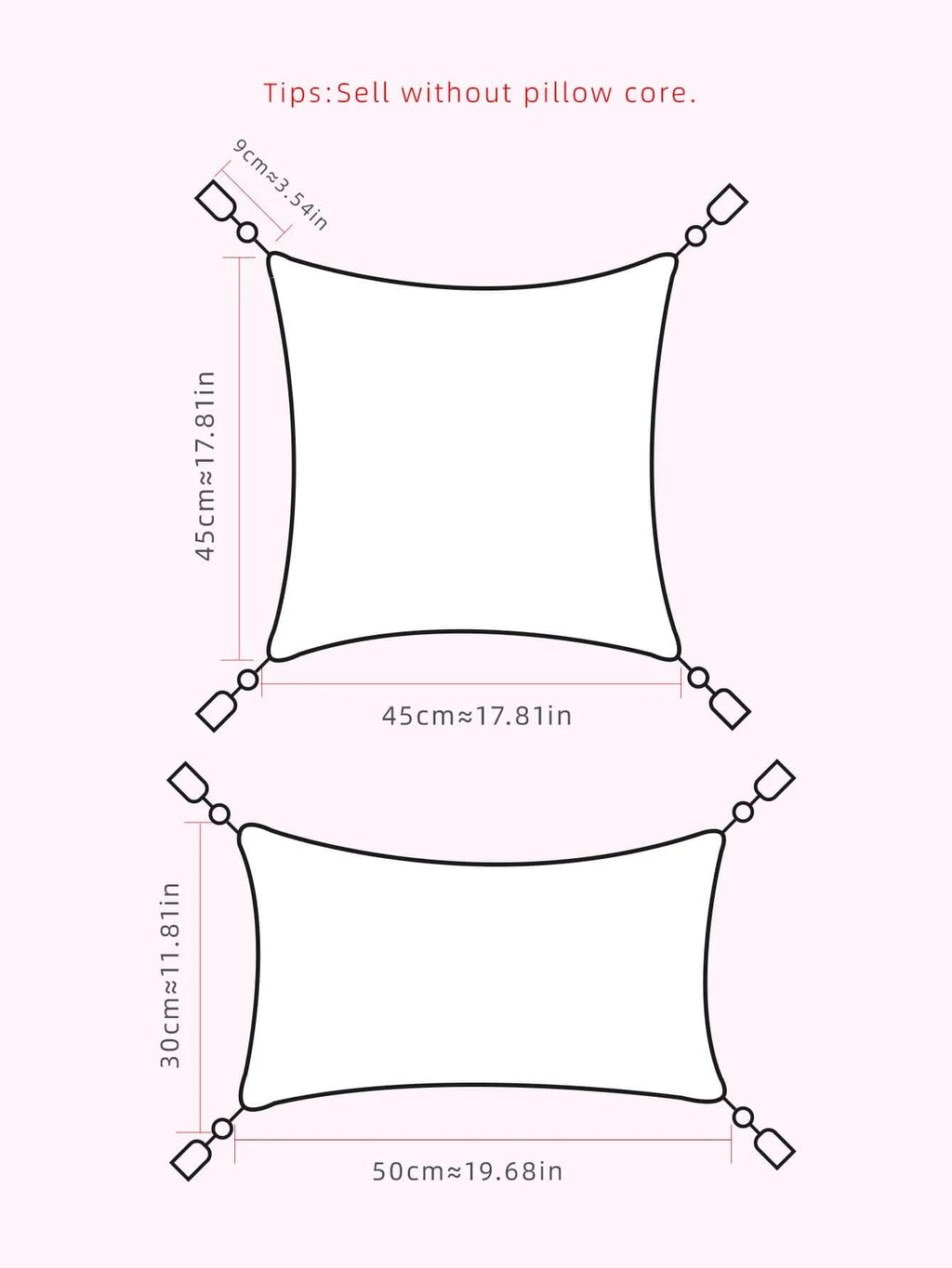 1 unidade de tecelagem com padrão de diamante em pilha em loop. Capa de almofada para sofás em quartos e salas de estar.
