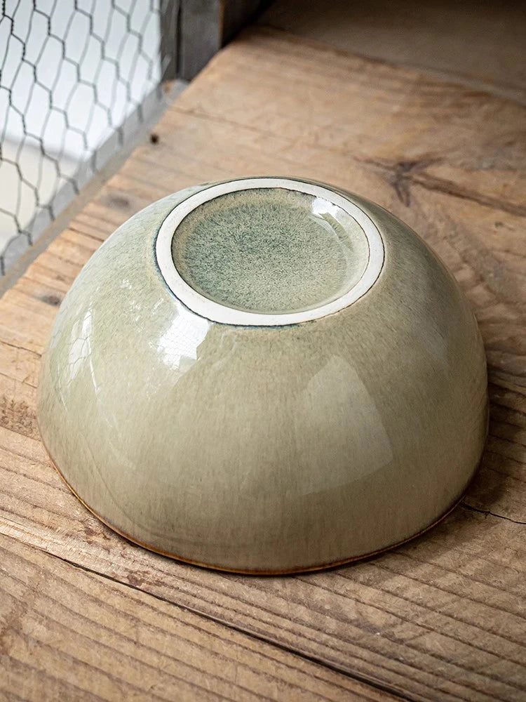 Bowl de Cerâmica Vintage com Bordas Irregulares