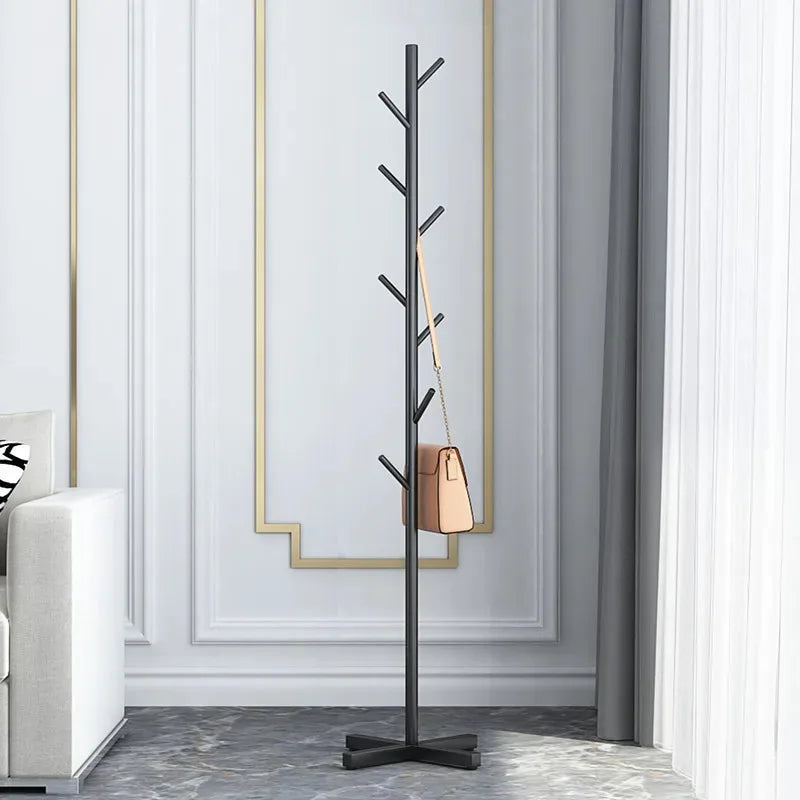 Cabideiro de Quarto Minimalista Wood & Iron