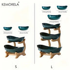Cesta De Frutas Secas De Plástico Moderno Criativo, Prato de Lanche, Suporte De Bolo, Saladeira, Placa para Sala De Estar Em Casa, 2 ou 3 Camadas