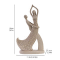 Estatueta de arenito para amantes de estilo europeu, decoração de casa artesanal de resina para sala de estar, presente de dia dos namorados