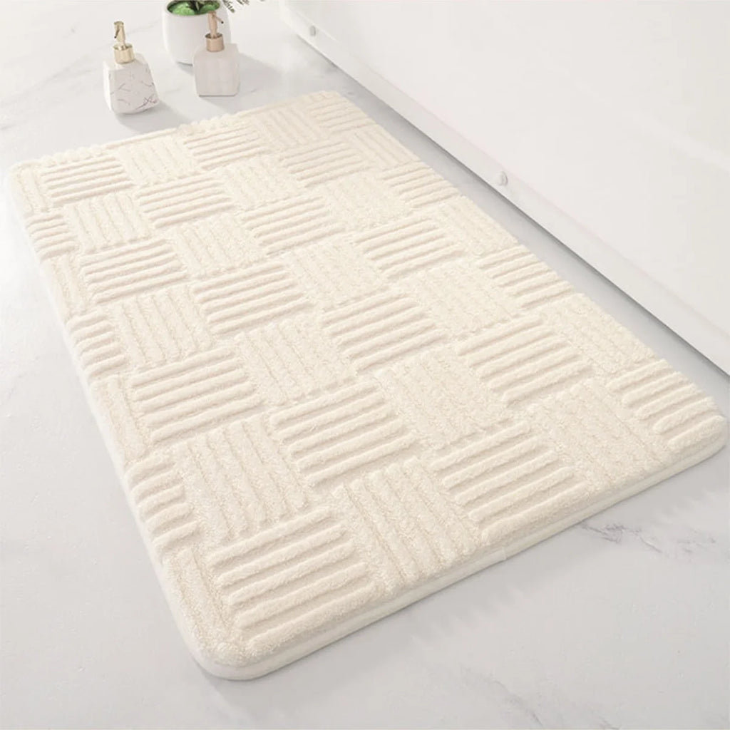 Tapete de Banheiro Listrado Minimalista