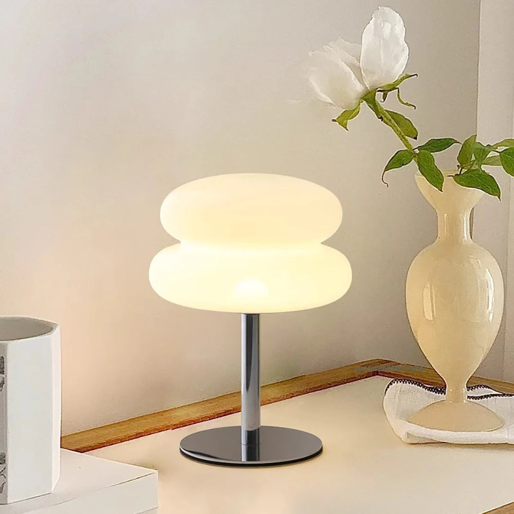 Candeeiro de mesa quarto lâmpadas usb plug led cogumelo candeeiro de mesa sala de estar sala de jantar iluminação ambiente (não vidro)