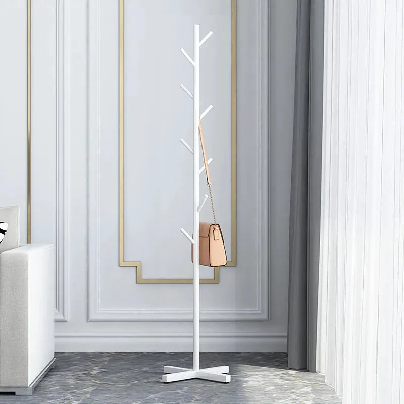 Cabideiro de Quarto Minimalista Wood & Iron