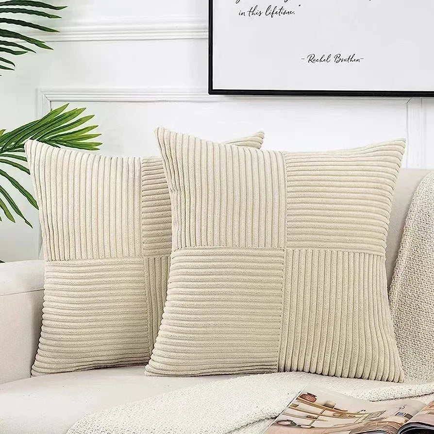 Ruggine boho decorativo lance travesseiro cobre 18x18 Polegada para sofá cama, fazenda outono decoração de casa, macio corss veludo retalhos