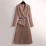 Calienne Intricate Pleated Trench Coat